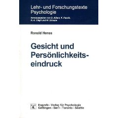 Ronald Henss: Gesicht und Pers�nlichkeitseindruck
