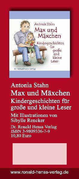Lesezeichen Max und M�xchen